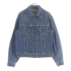 Levi's (リーバイス) 90S VINTAGE ヴィンテージ 復刻 3nd 日本製 BIG E 両面ダブ デニム トラッカー ジャケット インディゴ 71557‐0214