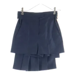 FENDI (フェンディ) 23AW High Waist Slim Fit Shorts ハイウェスト スリムフィット ショーツ ネイビー FR6533 AM3Nのサムネイル