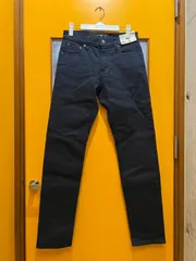 Y【Y1-58】◇ UNIQLO/ユニクロ　W29サイズ　セルビッジ　スリムフィット　ストレートジーンズ　ブルー/濃紺色