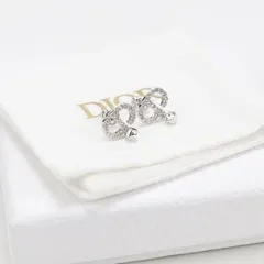 DIOR ディオール プチCD ピアス メタル【中古】 レディース