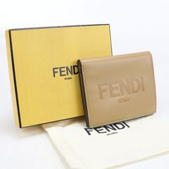 ✨Sランク✨ FENDI ミニ財布 バゲット FFメタルロゴ スムースレザー 