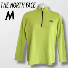 THE NORTH FACE レディース 長袖カットソー FLIGHT SERIES ハーフジップ M ロゴ NTW3 0606 アウトドア ライトグリーン系 (D022)★