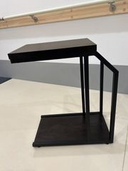 美品 茶道具 戸塚富悦作 而妙斎好 黒真塗 大 四方棚 組み立式 元箱