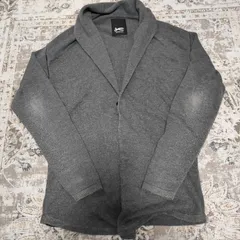 DENHAM　デンハム  【サイズ】  M　ショールカラーカーディガン　ウールニット　グレー　メンズ　中古　古着のサムネイル