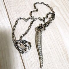 hide愛用！NECROMANCE ネクロマンス（正規品）スカルネックレス 希少