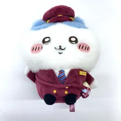 【★加古川物流】【中古品】ちいかわ×阪急電鉄  ハチワレ ほわほわぬいぐるみ  約18cm 【722】