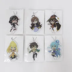 【★加古川物流】中古 未開封 この素晴らしい世界に祝福を!2 アクリルスタンドキーホルダー カズマ アクア めぐみ ダクネス ゆんゆん ウィズ【721】