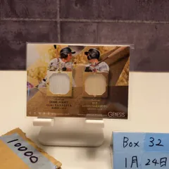 2023 BBM PREMIUM GENESIS 柳田悠岐 坂本勇人 14/60 福岡ソフトバンクホークス 読売ジャイアンツ Home ジャージ バット Combo カード