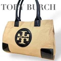 ☆★TORY BURCH  トリーバーチ★トートバッグ　ベージュ　でかロゴ　レディース　A4サイズ収納可能　キャンバス★♯2236
