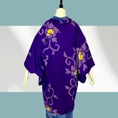 羽織　長羽織　アンティーク　正絹