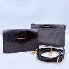 【❗️✨MK総柄セット✨❗️】MICHAEL KORS バッグ＋ポーチ＋ストラップ 3点まとめ 現状品