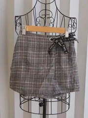ショートパンツ グレーチェック  (製番:4)