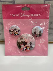 【N3-64】◎ 東京ディズニーリゾート　スプリングシーズン2017  ミッキー　ミニー　缶バッジセット
