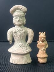 陶器素焼き【埴輪武装男子像】【馬形埴輪】のレプリカセット - メルカリ
