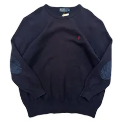 Polo by Ralph Lauren ポロ ラルフローレン ワンポイントロゴ ニット ネイビー 2Xサイズ No.EA249