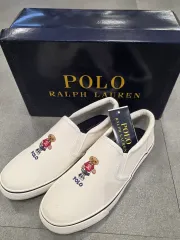 ポロラルフローレン ベア スニーカー スリッポン 新品 (250)