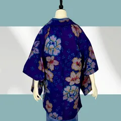 羽織　長羽織　アンティーク羽織　銘仙　正絹