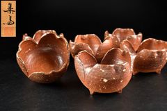 蕗窯 小松華功 桜豆鉢5個 - メルカリ