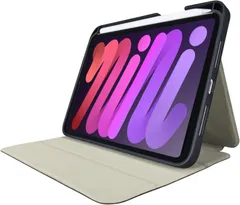 9205  エレコム iPad mini7(A17 Pro 2024年) mini6 第6世代 ケース オートスリープ/ウェイク フリーアングル スタンド Apple Pencil収納 ブラック TB-A21SSABK