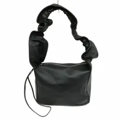 ファーストハンド firsthand レザーバッグ 肩掛けショルダー フリルハンドル ミニ 黒 ブラック