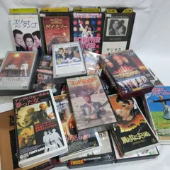 お楽しみ！ VHSビデオソフト 25本まとめ売り 一部レンタル落ち 洋画 名作など 再生未チェック 現状 中古 T678