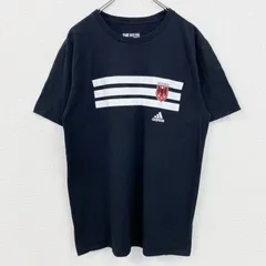 古着 used　adidas　アディダス　半袖プリントＴシャツ　ユナイテッド　サッカー　背番号　黒　ブラック　Lサイズ【値引き交渉OK！】