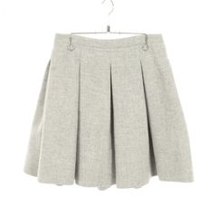 値下げ 美品 MIU MIU ミュウミュウ プリーツスカート 赤 - メルカリ