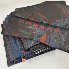 黒留袖 着物 正絹 3着 黒留袖まとめ売り リメイク材料 m-731 - メルカリ