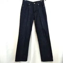 M1-02596 【Women】 UNIQLO(ユニクロ) デニムパンツ (63:L相当) /ネイビー 内側、ウエスト下汚れ有  K