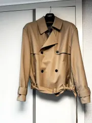 LMOOD ハーフ トレンチコート 46 サイズ