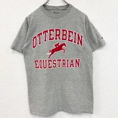 古着 used　champion　チャンピオン　半袖カレッジプリントTシャツ　オターバイン大学　エクストリアン　グレー　Mサイズ【値引き交渉OK！】