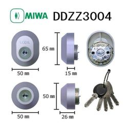 【新品・7営業日以内発送】美和ロック MIWA DDZZ3004 シリンダー【沖縄離島販売不可】