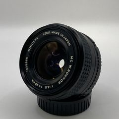 極上美品】Minolta MC W.ROKKOR 28mm F3.5 光学クリア/黄変なし！絞り
