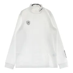 サイズ：6 PEARLY GATES パーリーゲイツ 2023年モデル タートルネック 長袖Tシャツ 総柄 ホワイト系 [240101497916] ゴルフウェア メンズ ストスト