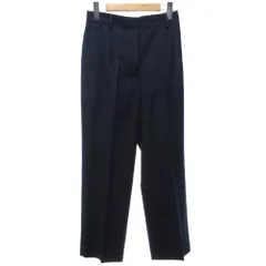 インコテックス INCOTEX SLOWEAR タックウールテーパードパンツ スラックス 紺 ネイビー 38 約M J1166/PT