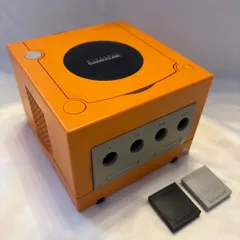 【ジャンク品】Nintendo ニンテンドー GAMECUBE ゲームキューブ 本体 カラー:オレンジ  メモリーカード付き C-9