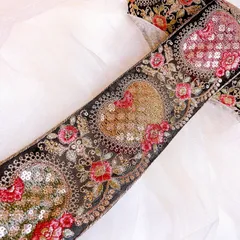 華様専用❣️ インド刺繍リボン ハート