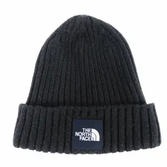 ザノースフェイス THE NORTH FACE ニット帽 ビーニー カプッチョリッド ロゴ 黒 ブラック 帽子 小物 ☆AA★