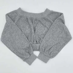 GRL　グレイル　オフショルトップス　グレー　Mサイズ　〇□