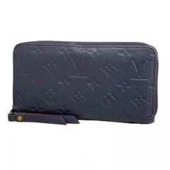 【6bd5569-k】ルイヴィトン 長財布 モノグラム・アンプラント ジッピーウォレット M62121 マリーヌルージュ【中古】レディース