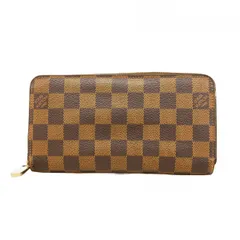 【6bd5661】ルイヴィトン 長財布 ダミエ ジッピーウォレット N41661 エベヌ【中古】メンズ レディース ユニセックス