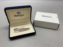 SN1192 Burberrys バーバリー ネクタイピン シルバーカラー メンズ ケース付き