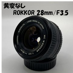 美品】MINOLTA MC W.ROKKOR-SG 28mm F3.5 広角 - メルカリ