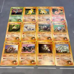 B142 ポケモンカード　旧裏　ポケモンジム第1弾　「ニビシティジムタケシ」　ノーマルカードのみ　12種　コンプ　マークなし