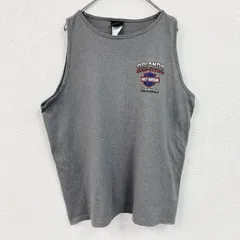古着 used　HARLEY DAVIDSON　ハーレーダビッドソン　プリントタンクトップ/ノースリーブ　灰色　グレー　XLサイズ【値引き交渉OK！】