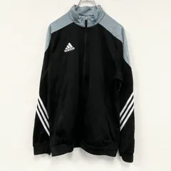 古着 used　adidas　アディダス　トラックジャケット/ジャージ　黒　ブラック　Lサイズ【値引き交渉OK！】