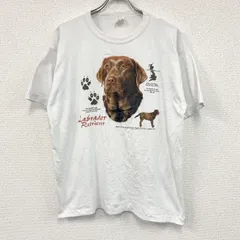 古着 used　～90s　S.K.Sportswear　半袖アニマルプリントTシャツ　ヴィンテージ　白　ホワイト　Lサイズ【値引き交渉OK！】