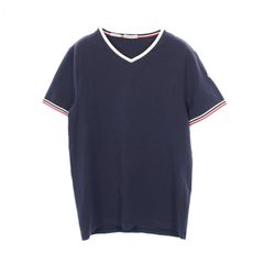 極美品〕モンクレール 襟ロゴ ホワイト Tシャツ S 国内正規品 5S523