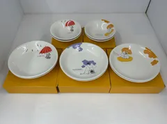 【未使用】 ムーミン食器セット サラダボウル パスタカレープレート 5箱まとめ 被りあり 各2枚ずつ (2603032)