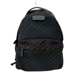 stellamccartney(ステラマッカートニー) リュックサック ファラベラロゴGOバックパック 557860 黒×マルチ
